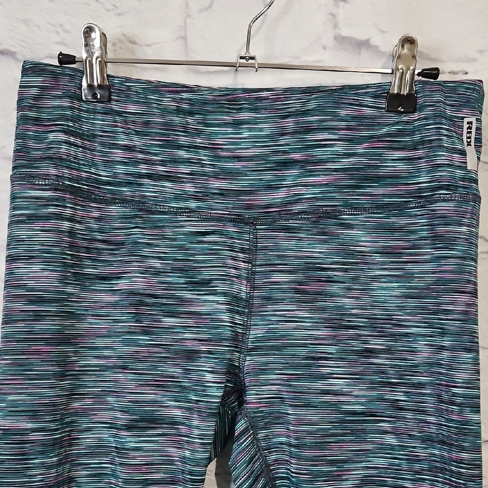 RBX Blue and Purple Patterned Leggings - Picture 2 of 5